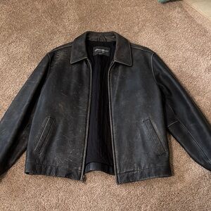 Eddie Bauer Black Leather Jacket